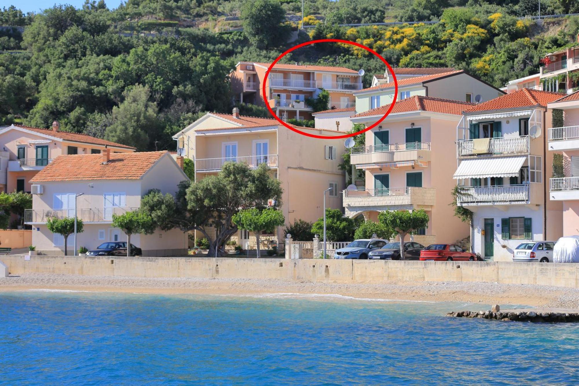Apartments By The Sea Podgora, Makarska - 2594 מראה חיצוני תמונה
